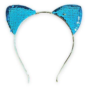 got2be by Schwarzkopf Girls Sequined Metallic Cat Ear Headband